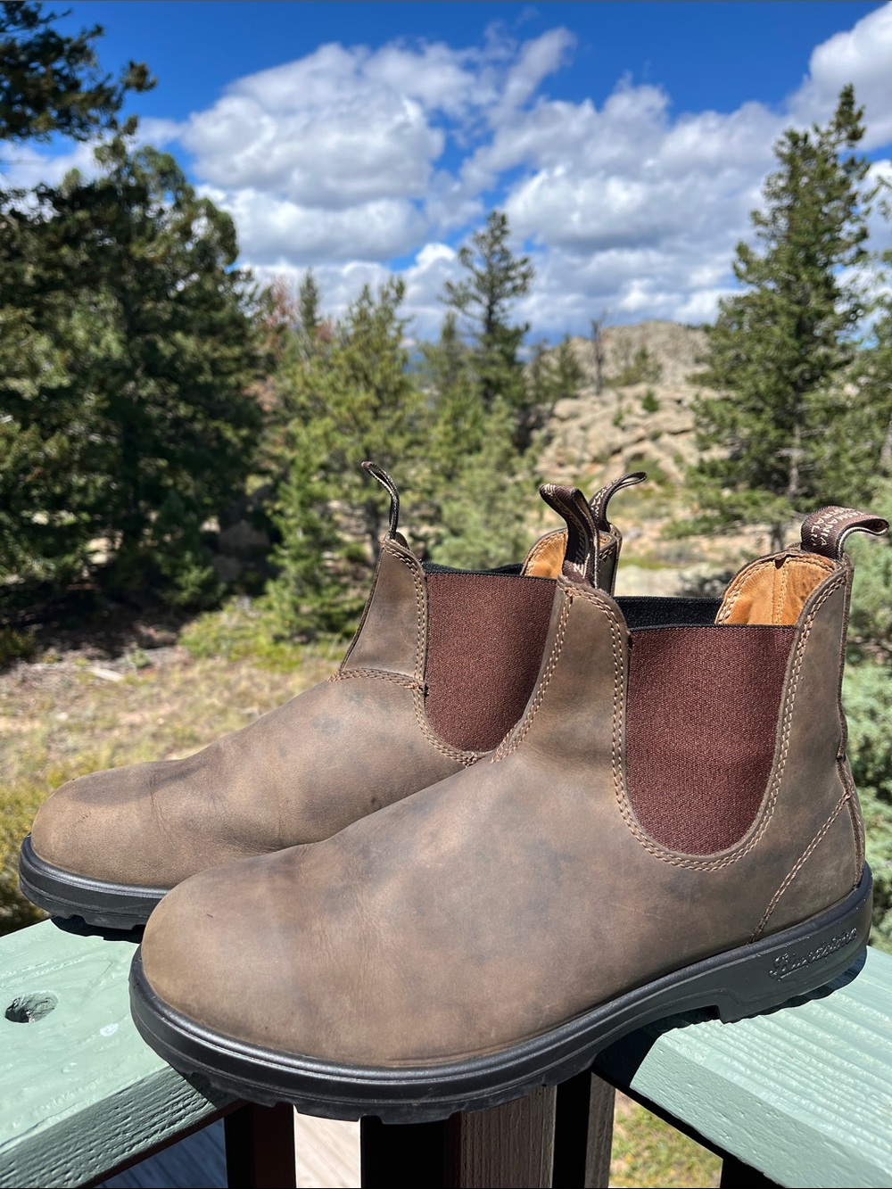 Blundstone Men's Classics #585 Chelsea Boots Rustic Brown US Men 13 = AU 12